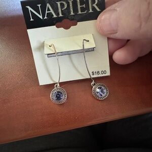 NEW Fishhook Amethyst earrings